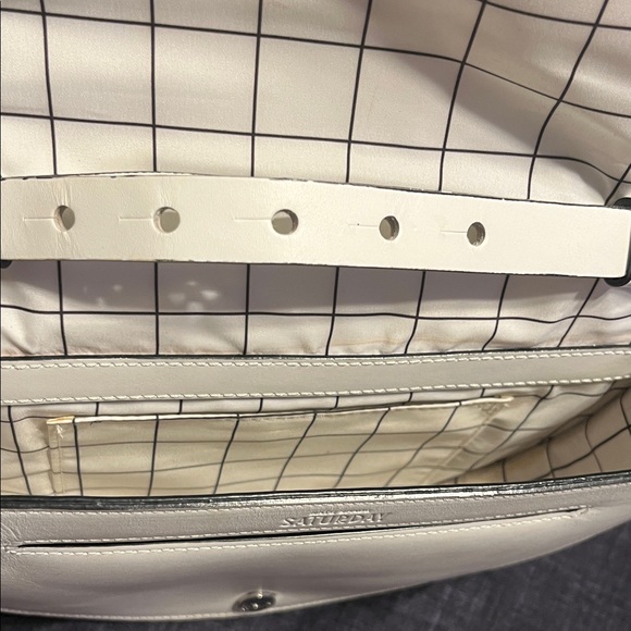 Kate Spade Cream Crossbody Bag with Grid Interior - Picture 7 of 8